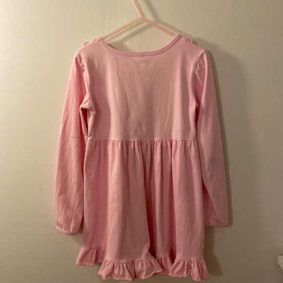 “M” embroidered pink dress - Picture 6 of 7